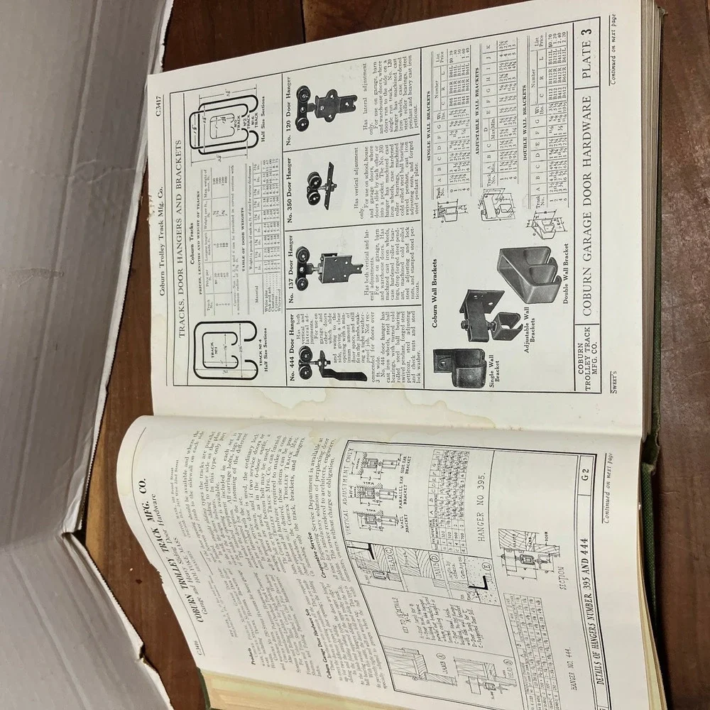 Sweet's Architectural Catalogues Volume C 1931 F.W. Dodge Vintage Reference